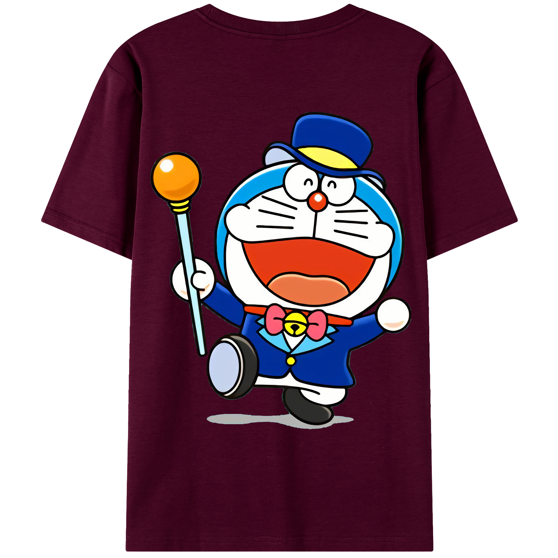 （画像用） ドラえもん Doraemon レディース半袖Tシャツ(バックプリント)
